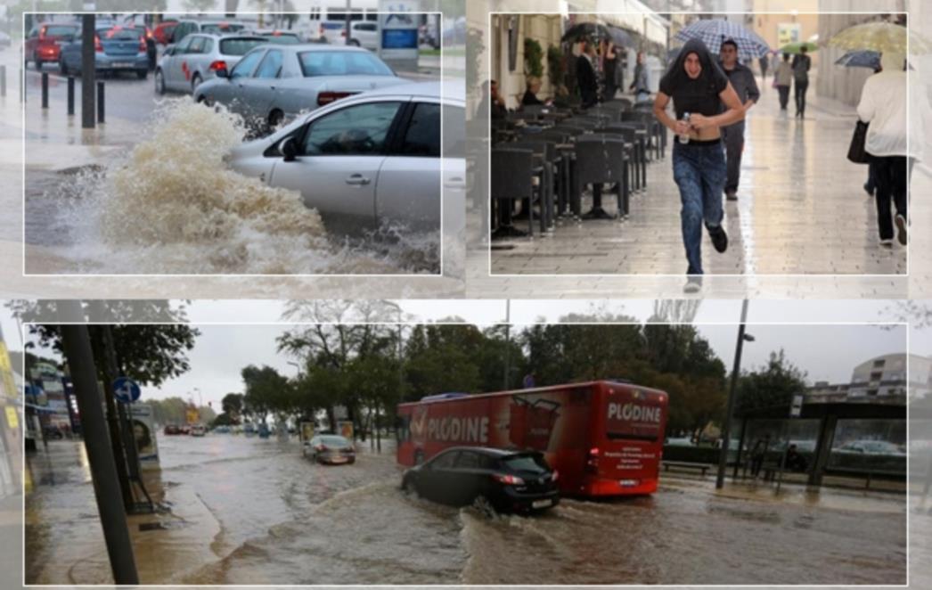 Poplavljen Zadar, najgore tek očekuje cijelu Dalmaciju (FOTOGALERIJA)