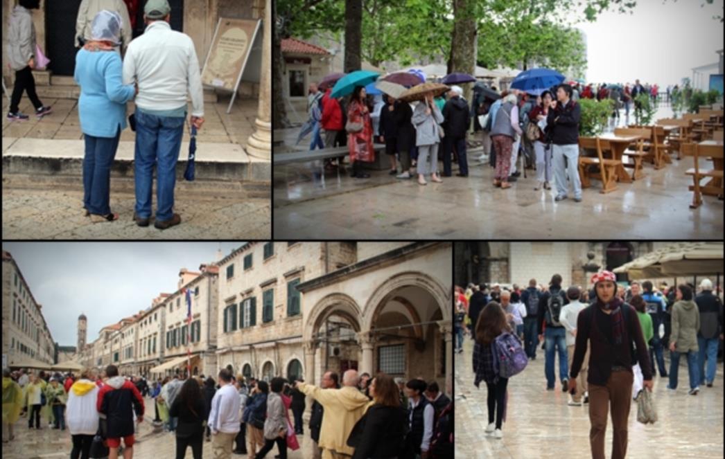 KIŠNO JUTRO NA STRADUNU: Što  je 'Ella' donijela Dubrovniku? (FOTOGALERIJA)