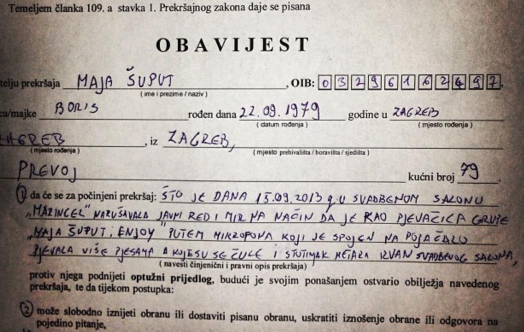 SVADBA SE OTELA KONTROLI: Privedena poznata pjevačica 