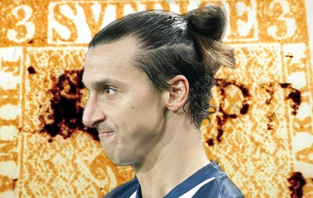 Ibrahimovićev lik na poštanskim markama 