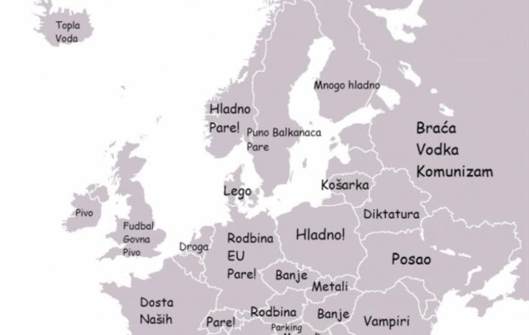 SRPSKA KARTA EUROPE:  Riječi su suvišne