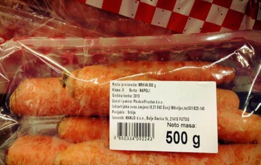KUPUJMO HRVATSKO IZ SRBIJE: Kupci OPREZ, mrkve iz Srbije Konzum podvaljuje pod domaće!