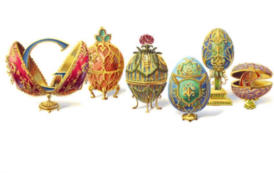 Google u znaku legendarnog draguljara Petera Karla Fabergea