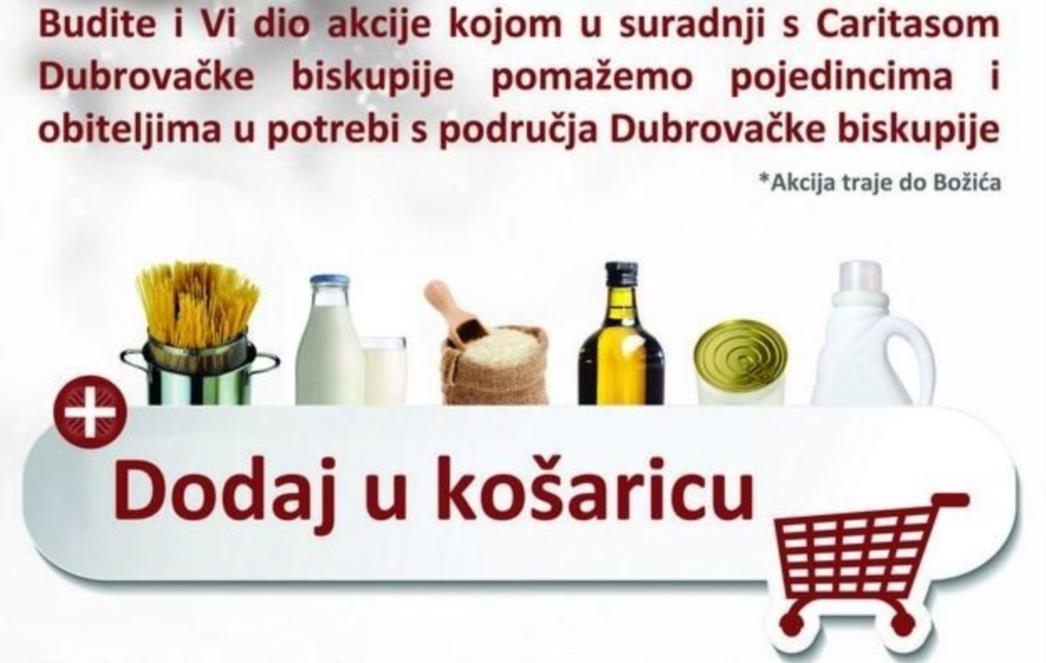CARITASOVA ADVENTSKA AKCIJA: Dodaj u košaricu za najpotrebitije obitelji!