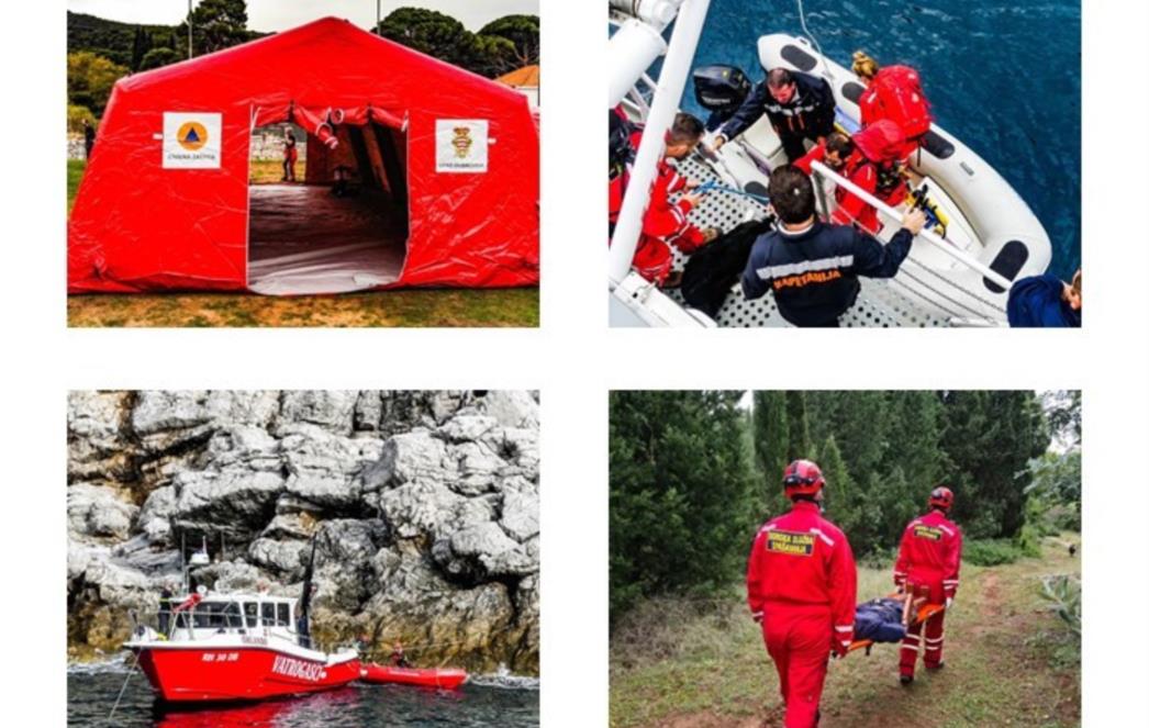 Na Lopudu održana vježba civilne zaštite Grada Dubrovnika