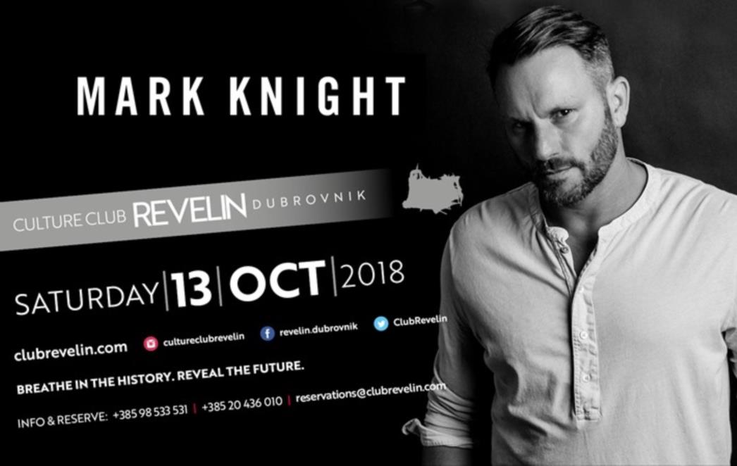Mark Knight u subotu ponovno u Revelinu,    požurite po nove    promo ulaznice