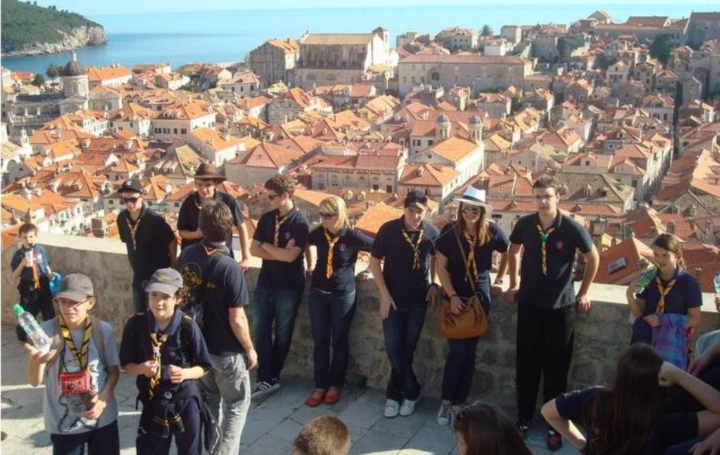 BRAVO BULIĆU: Skauti "Marjana" posjetili Dubrovnik (FOTOGALERIJA)