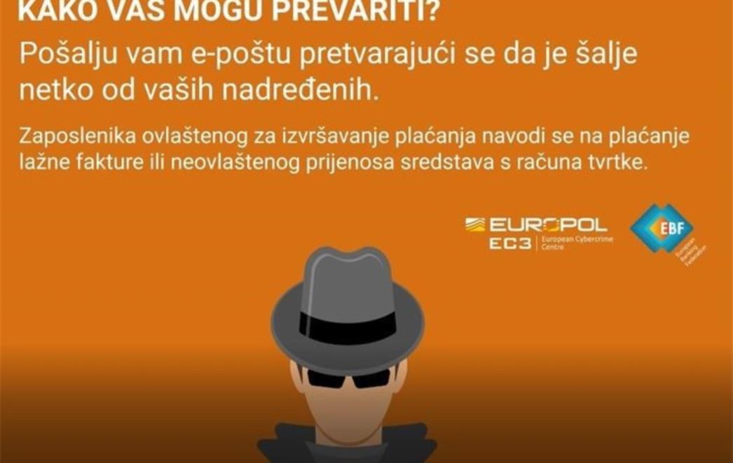 Pozivaju se trgovačka društva na oprez: Povećan broj pokušaja CEO prijevara na njihovu štetu