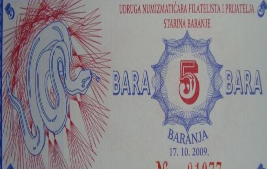 Baranjci izdali svoju valutu: Imaš 50 bara?