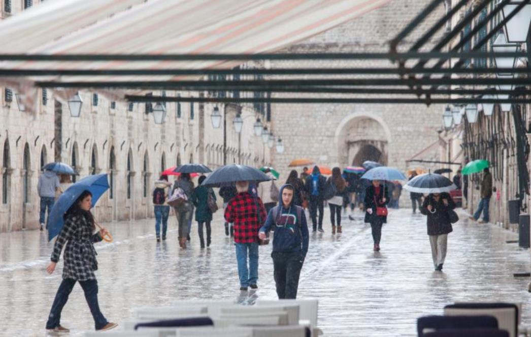 Ciklona Krunoslav najviše kiše donijela Dubrovniku