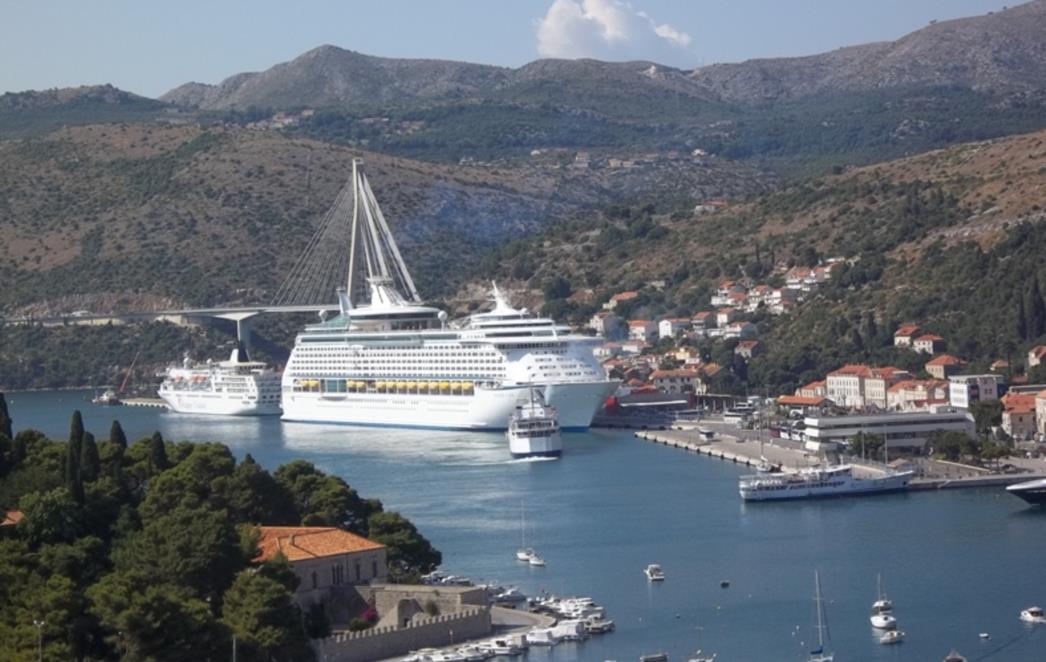 U Dubrovniku najviše stranih kruzera