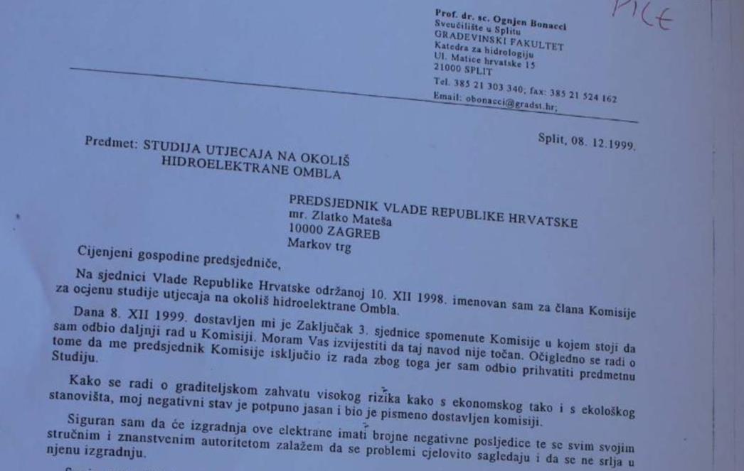 Desetljeće protiv projekta hidroelektrane na Ombli 