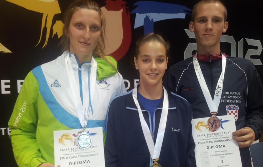 NOVI USPJEH TAEKWONDO KLUBA FORTECA Mariji zlato, Franki srebro, a Dinku bronca na turniru A-klase