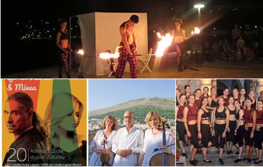 Zabave od Dubrovnika, Zatona, Orašca pa  sve do otoka 