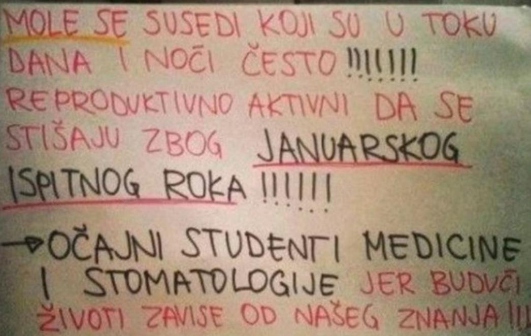 LUD NAROD: Kad ti susjedi zalijepe ovakvu poruku...