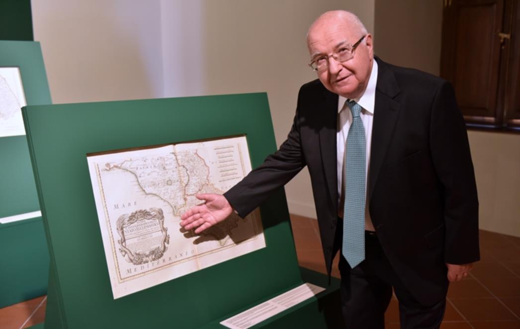 U Kneževu dvoru otvorena izložba „Novi zemljovid Papinske države iz 1755.“