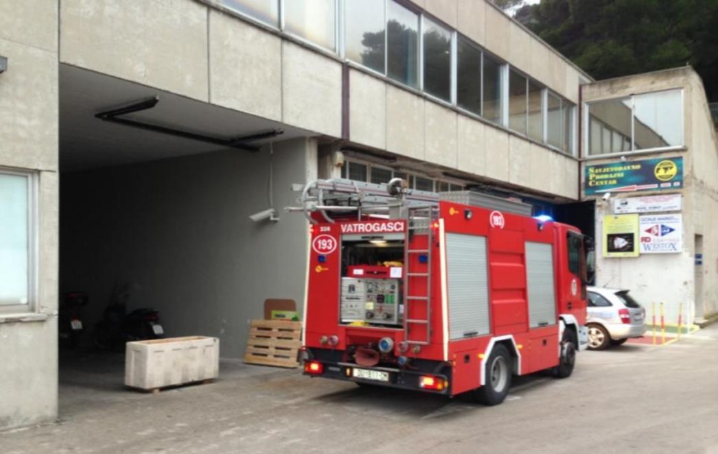 Lokaliziran požar u zgradi dubrovačke bolnice