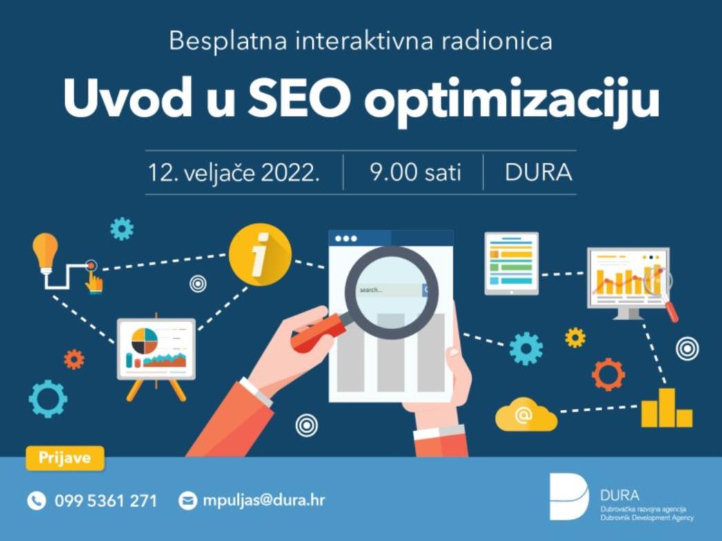 UVOD U SEO OPTIMIZACIJU: DURA organizira besplatnu radionicu