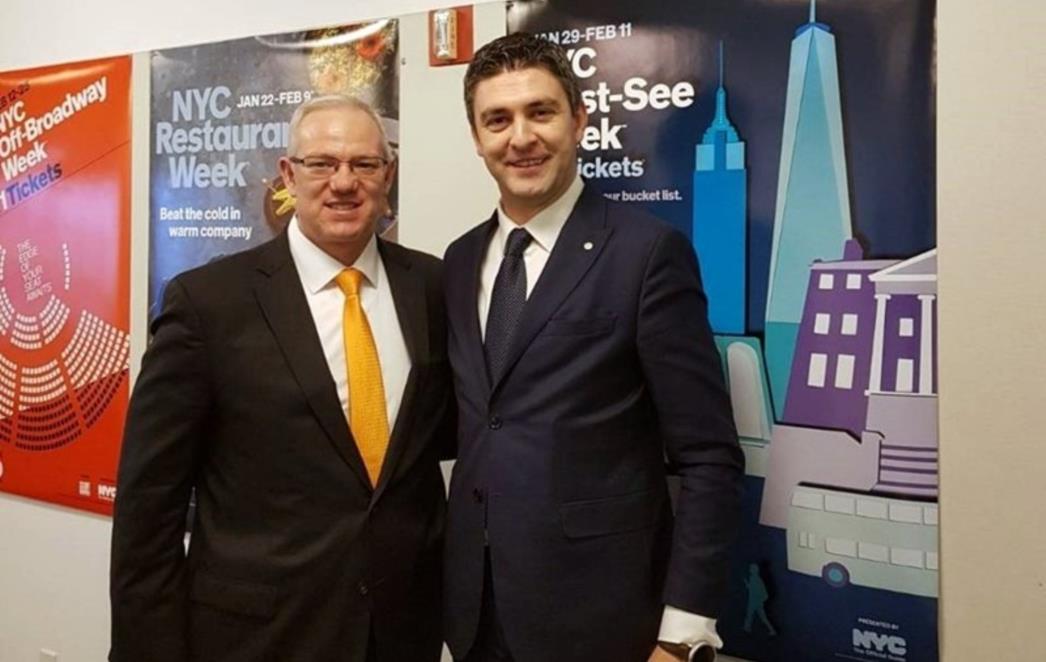 STRANA SURADNJA Gradonačelnik Franković na sastanku u New Yorku