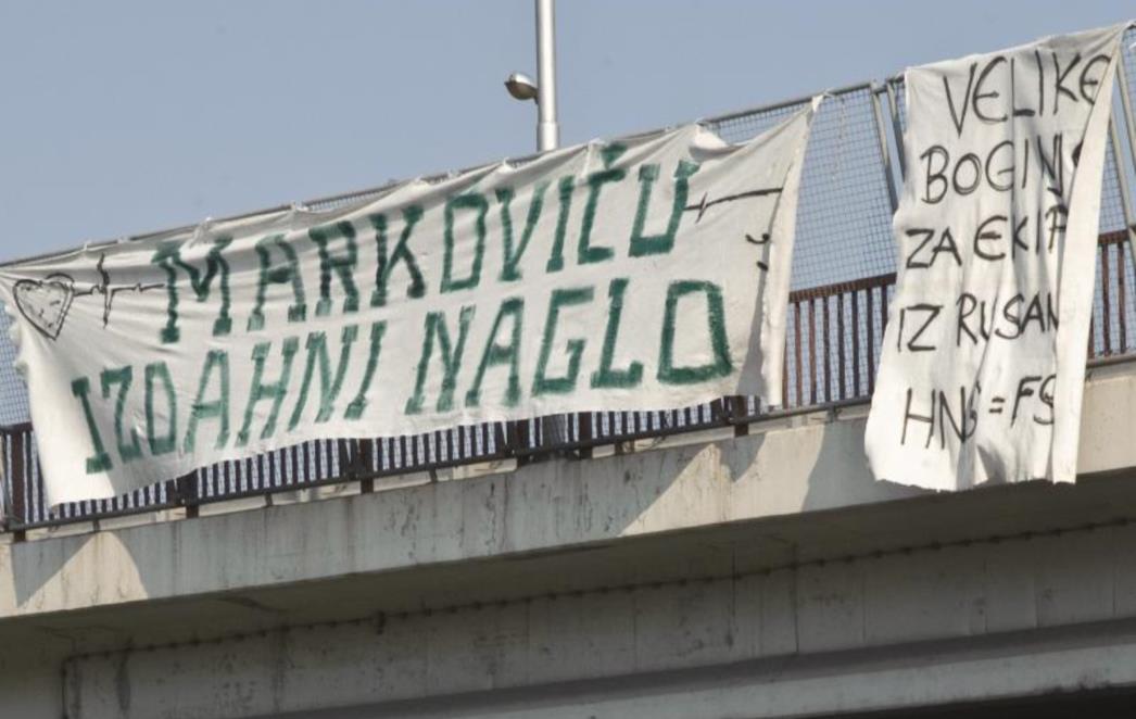 Splićani poručili: 'Markoviću izdahni naglo'
