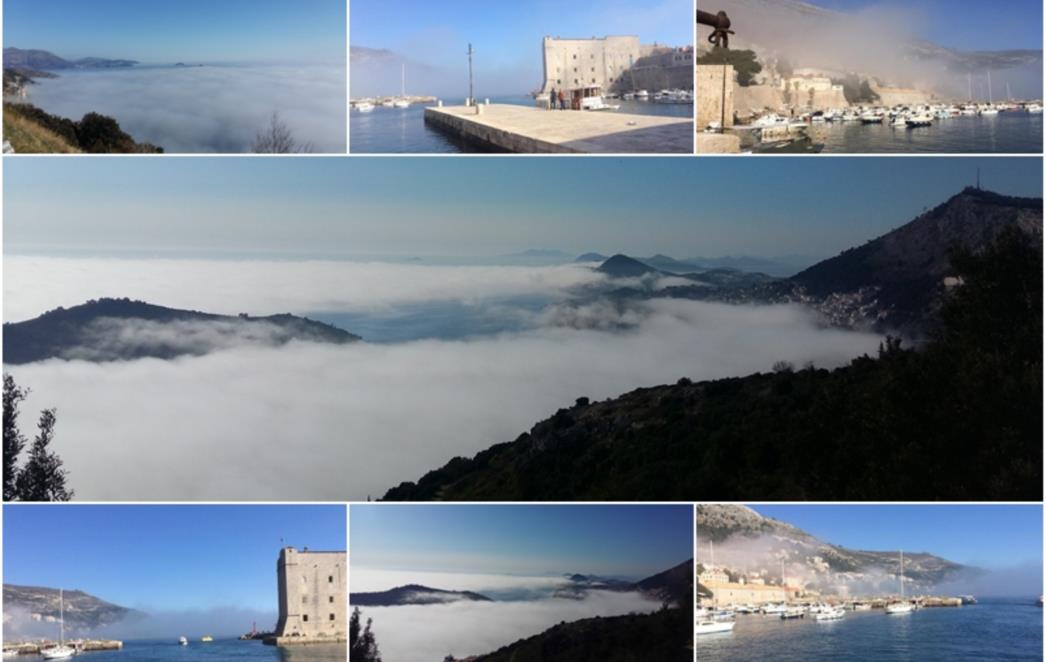 Neobična vremenska pojava: Dubrovnik   zaogrnut    maglom   (FOTO+VIDEO)