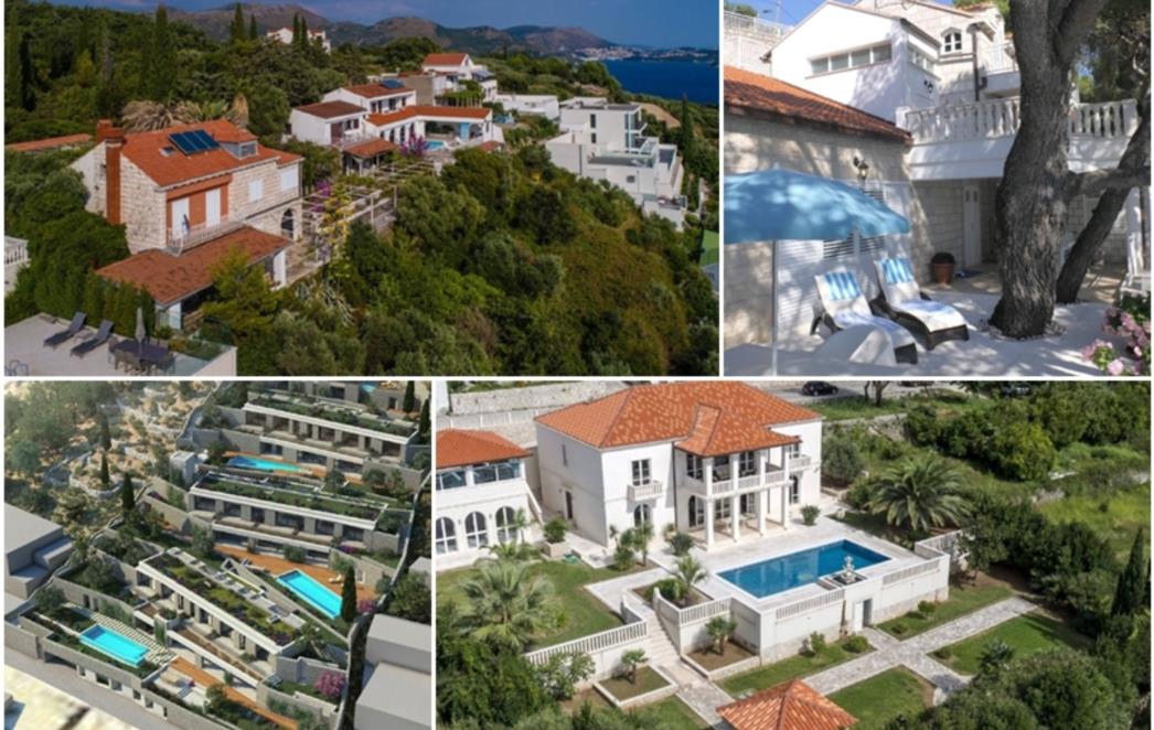 Ovo   su luksuzne nekretnine u Dubrovniku   čije su cijene   vrtoglavo  visoke