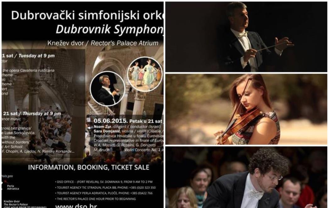 Tri koncerta Dubrovačkog simfonijskog orkestra u ovom  tjednu