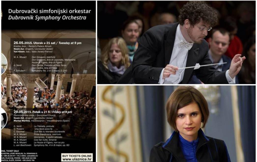 Dubrovački simfonijski orkestar, Noam Zur i  Marisa Martins