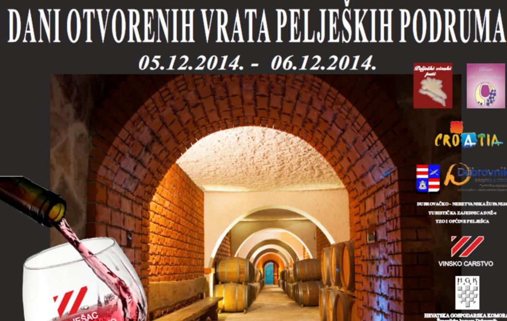 MANIFESTACIJA KOJU NE SMIJETE PROPUSTITI: Dani otvorenih vrata Peljeških podruma