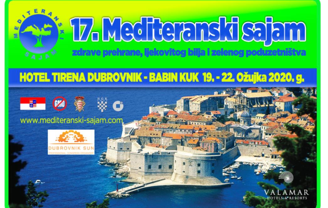 NE PROPUSTITE! Krenule prijave za 17. Mediteranski sajam zdrave prehrane