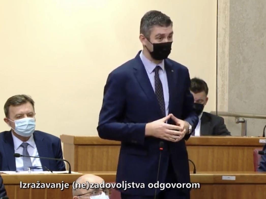 Gradonačelnik Franković u Hrvatskom saboru pitao ministra Butkovića o brodskoj liniji za Elafite