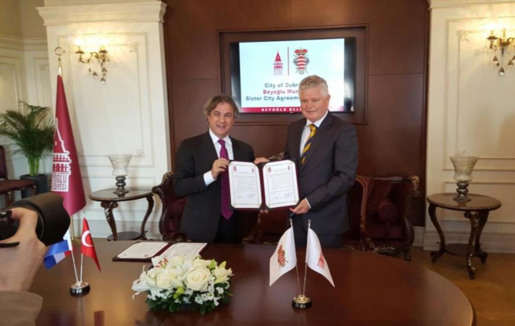 Vlahušić potpisao partnerstvo s istanbulskom općinom Beyoğlu