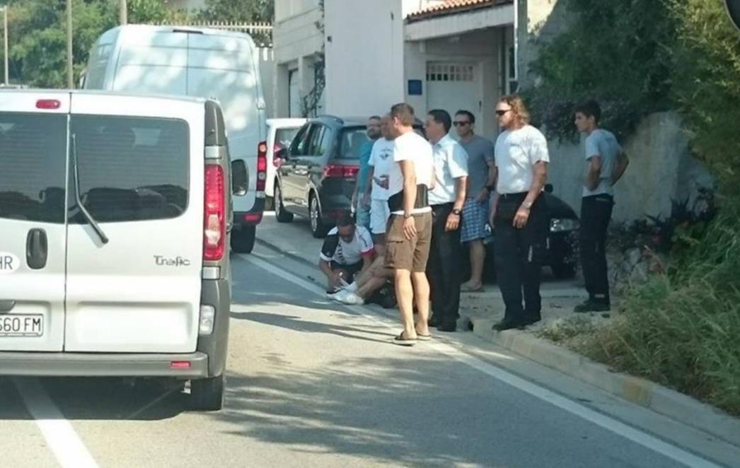  PROMETNA U ZATONU  Jedna osoba  ozlijeđena u  sudaru  motora i automobila (FOTO)