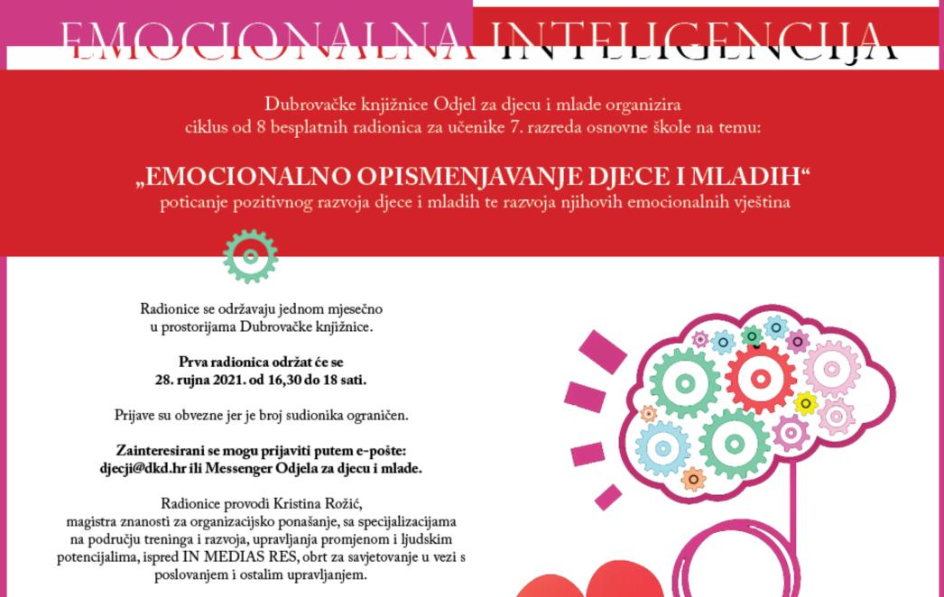 Za učenike sedmih razreda kreću radionice emocionalnog opismenjavanja