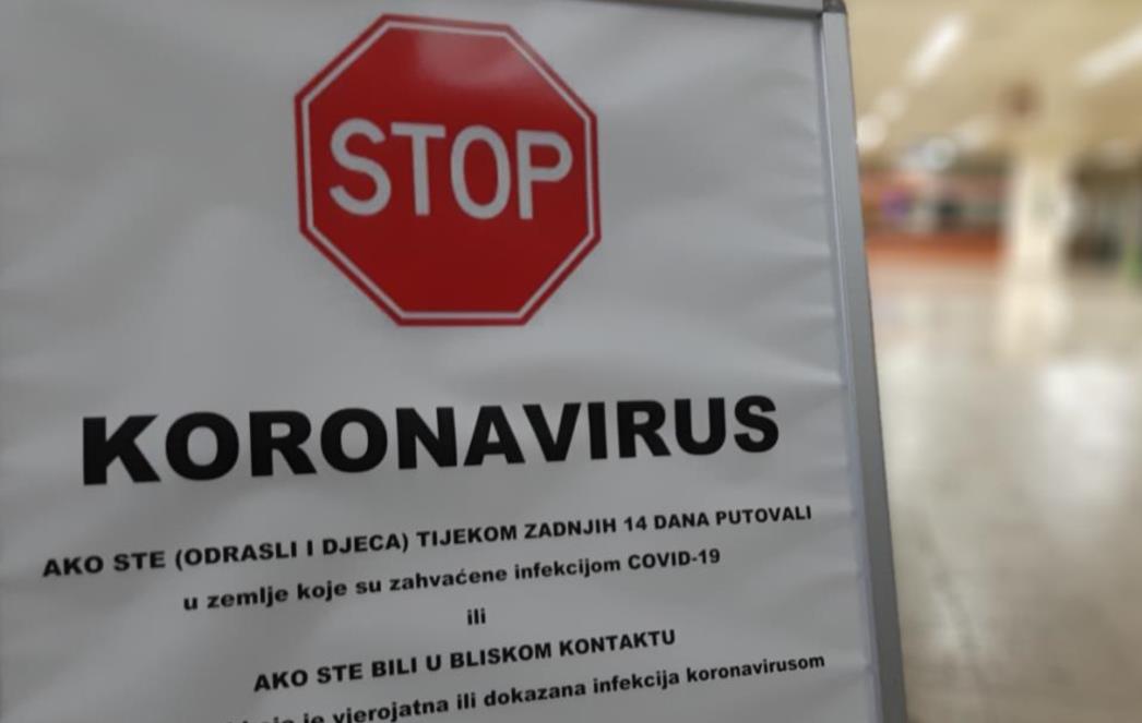 NEMA NOVOZARAŽENIH U samoizolaciji 153 osobe, na zaraznom odjelu ukupno petero oboljelih od koronavirusa