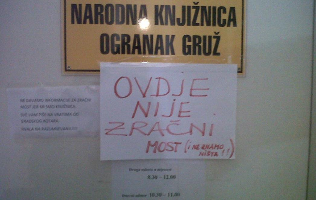 FOTOGRAFIJA DANA: Što u Gružu znaju o Zračnom mostu!?