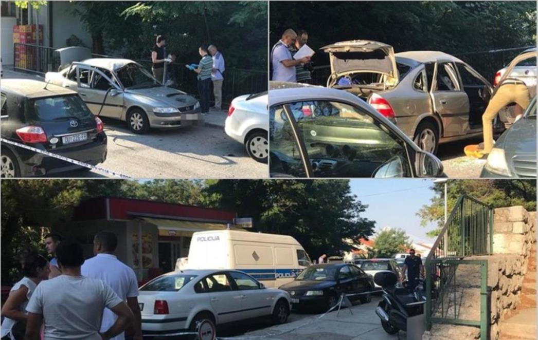 EKSPLOZIJA Kod vrtića i škole u Mokošici utomobil u potpunosti uništen, krim policija na terenu (FOTO/VIDEO)