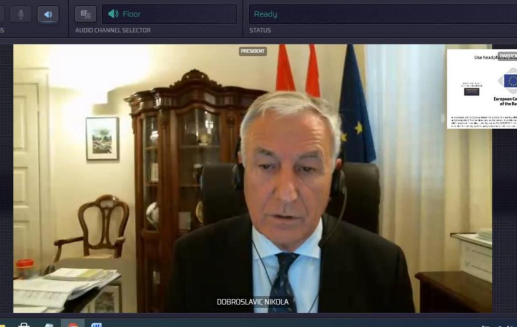 Župan Dobroslavić predsjedao raspravom Radne skupine za zapadni Balkan o napretku Kosova na putu ka EU