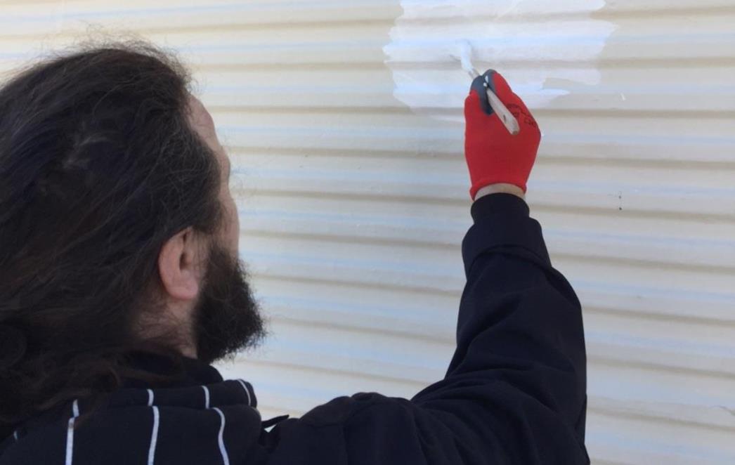 Mural Mirona Milića na zgradi Lučke uprave  Dubrovnik
