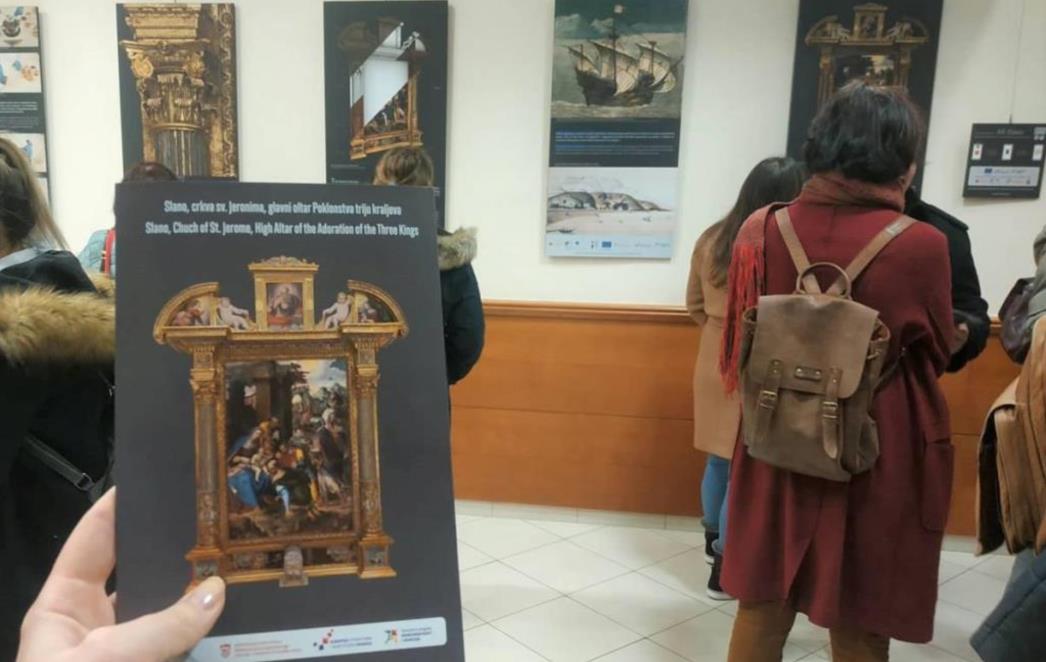 Otvorena izložba o glavnom oltaru crkve sv. Jeronima u Slanome (FOTO)