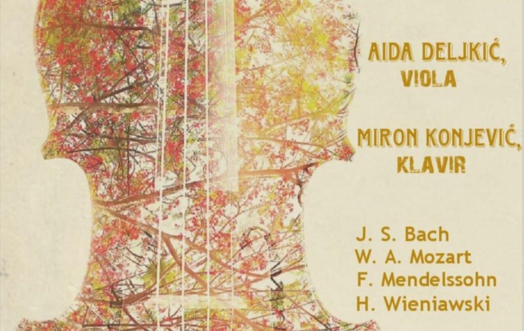 KONCERT U SALOČI Aida Deljkić (viola) & Miron Konjević (klavir)