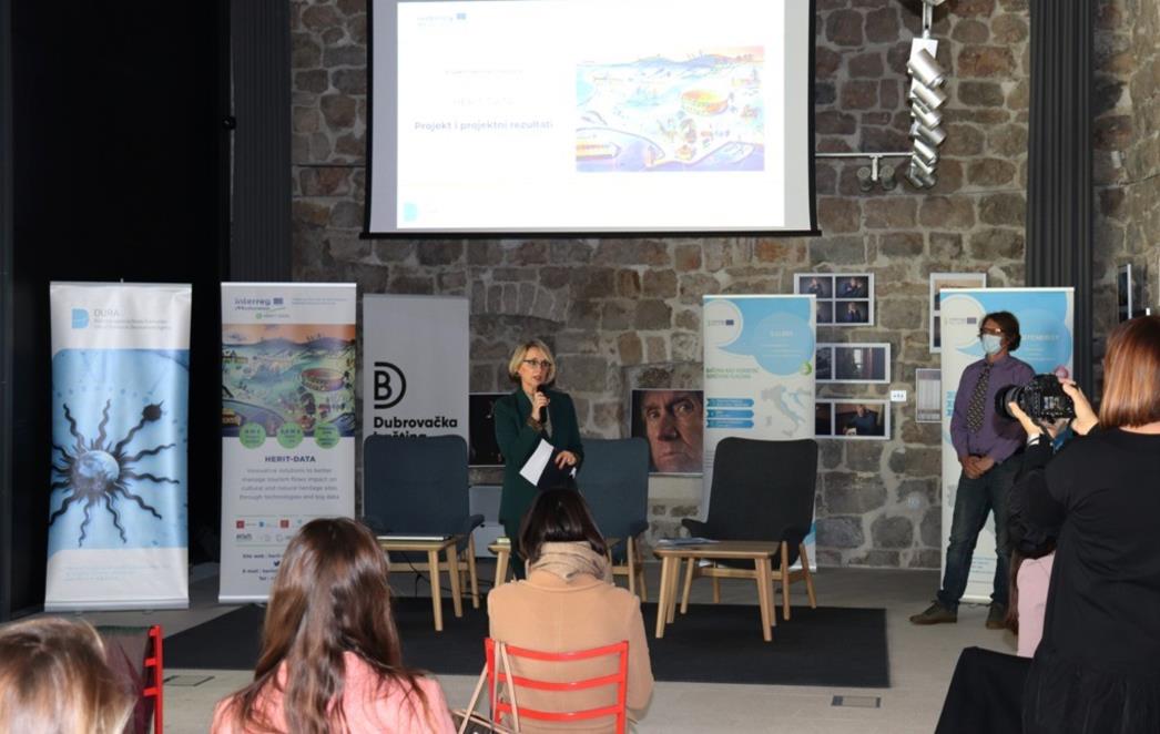 Zamjenica Jelka Tepšić na predstavljanju rezultata projekta HERIT DATA