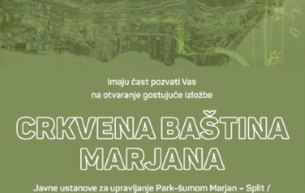 'CRKVENA BAŠTINA MARJANA' Gostujuća izložba uz predavanje