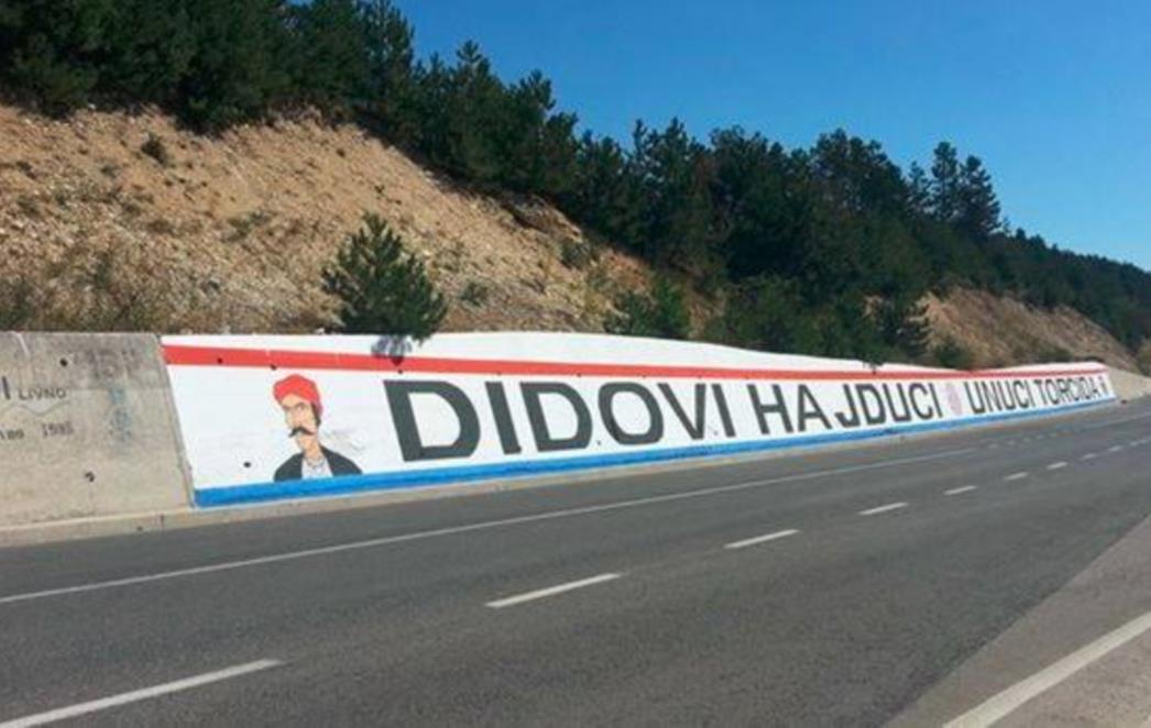 TO SE ZOVE LJUBAV: Najveći grafit u Hercegovini - djelo Torcide 