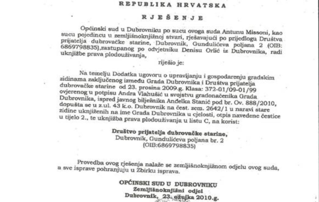 Vlahušić dao potpis DPDS-u za zidine, a sada se buni?