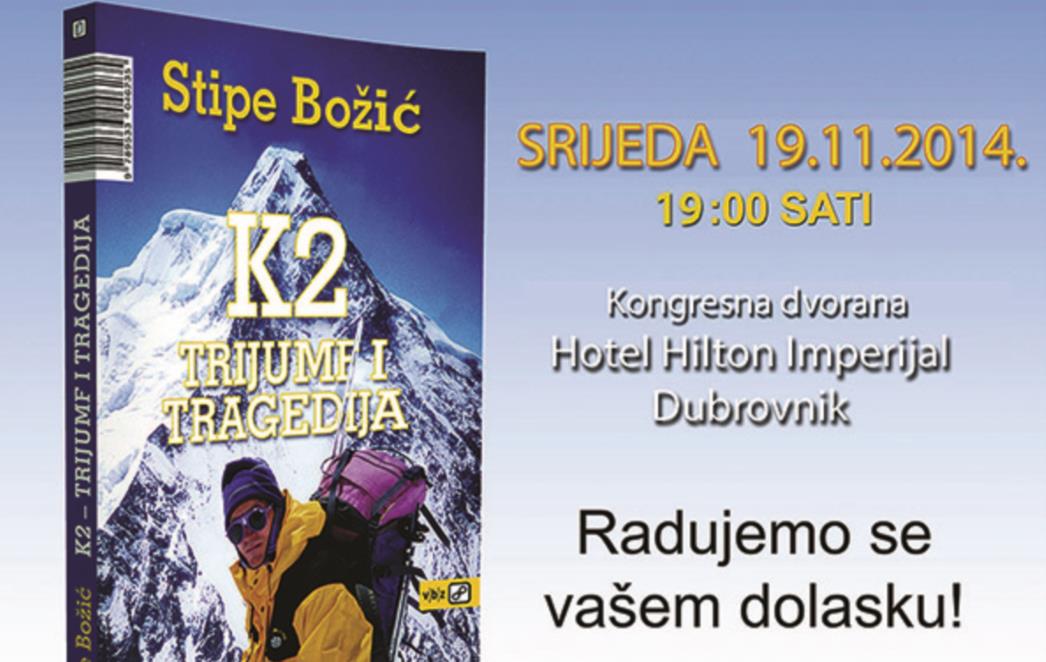 STIPE BOŽIĆ U DUBROVNIKU: Predavanje K-2 Trijumf i tragedije