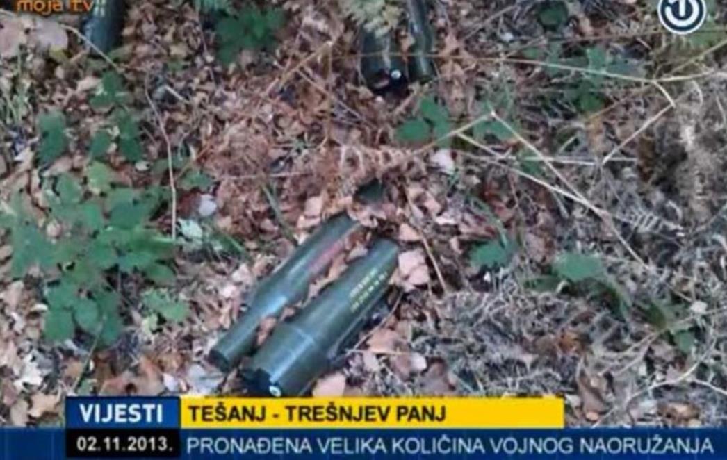 ČEKALE PREPRODAJU: Kod Tešnja pronađeno oko 500 granata