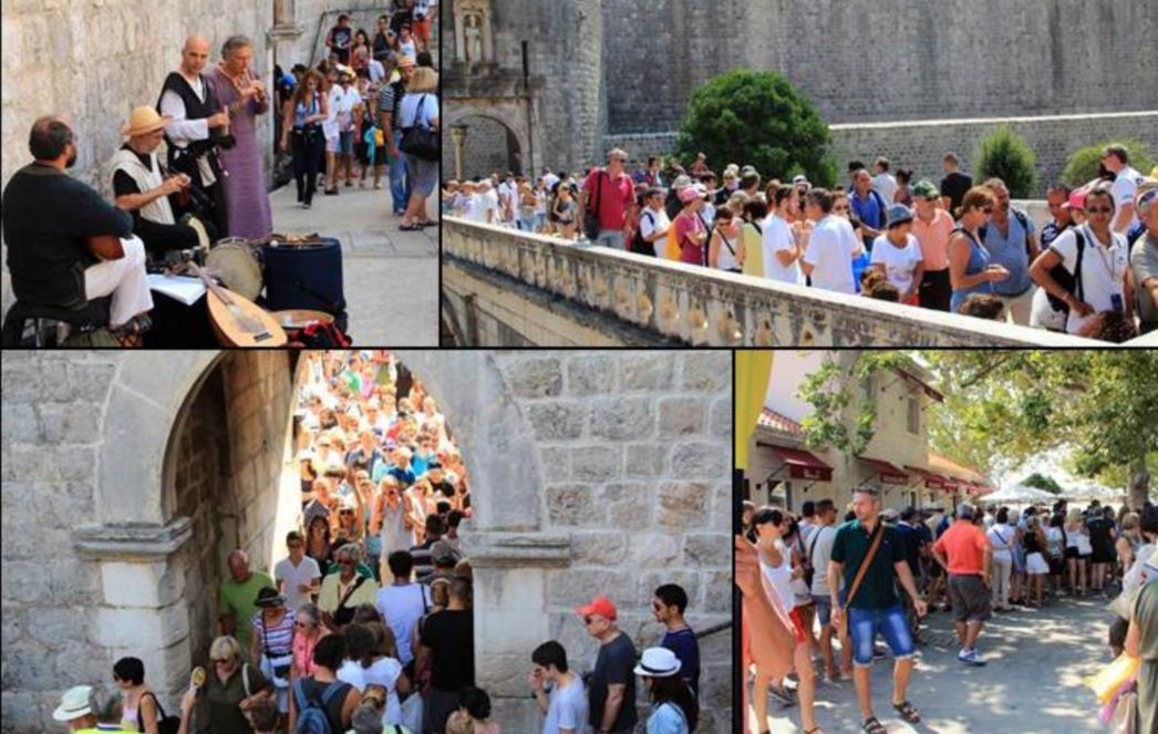 ČAK ŠEST KRUZERA I PREKO  16 TISUĆA PUTNIKA! Na Stradun ne stane više ni šibica (FOTO)