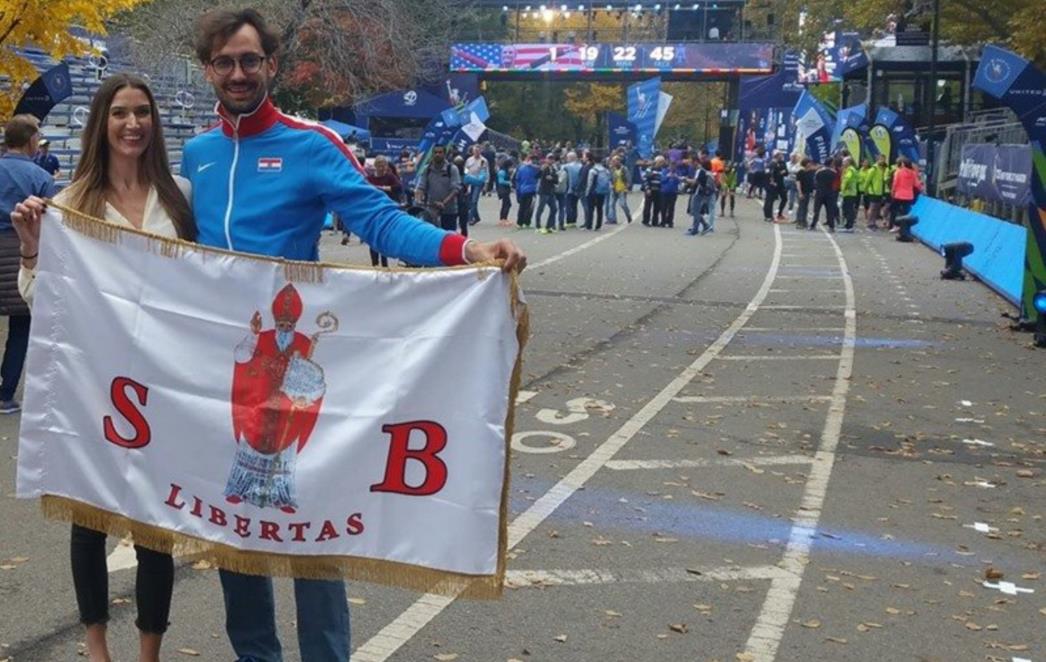 ZASTAVA SV. VLAHA U NEW YORKU Mario Obuljen istrčao maraton 