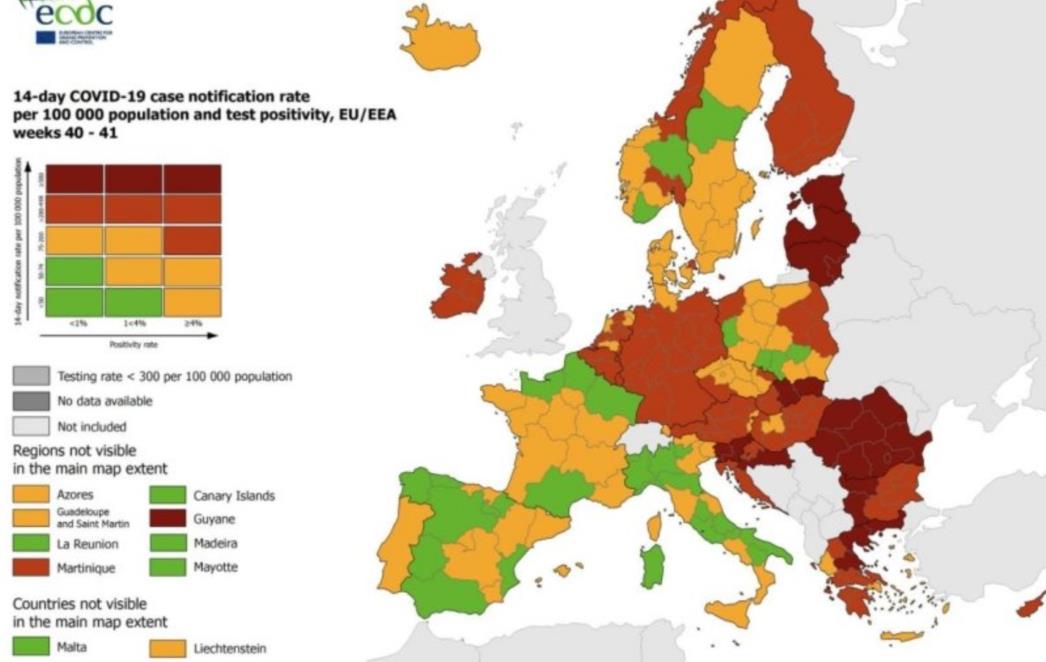 NOVA KORONA KARTA: Situacija za Hrvatsku još i gora! 